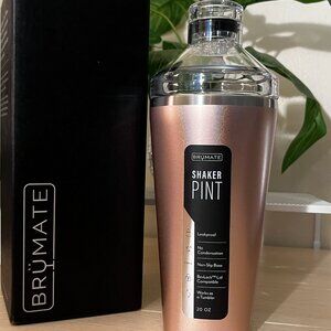 BNIB Brumate Glitter Rose Gold Shaker Pint